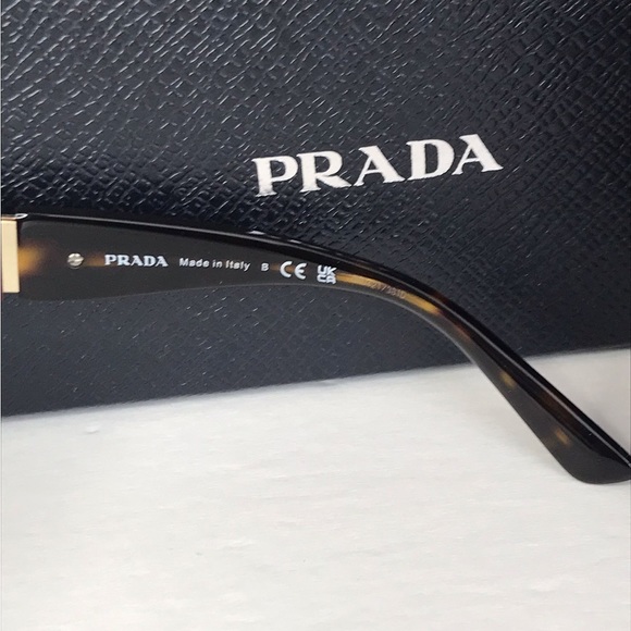 Authentic New Dark Brown Cat Eye Ladies Sunglasses PR 02WSF 07C0D1 56 - Picture 11 of 13